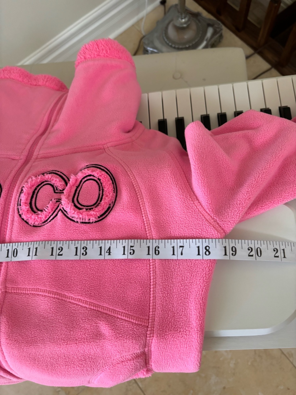 Pink JP Co. Fleece Zip-Up Jacket - Picture 14 of 15